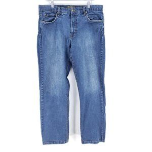 Urban Star Straight Jeans Mens Size 38/32 Dark Str